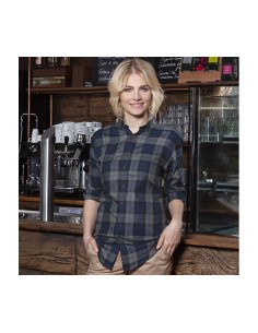 K-BF8-Ladies Checked Shirt Urban 2